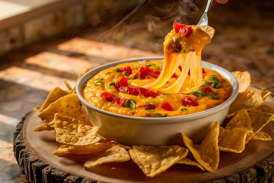 Rotel Dip Recipe – A cheesy, creamy party dip with tomatoes and chilies